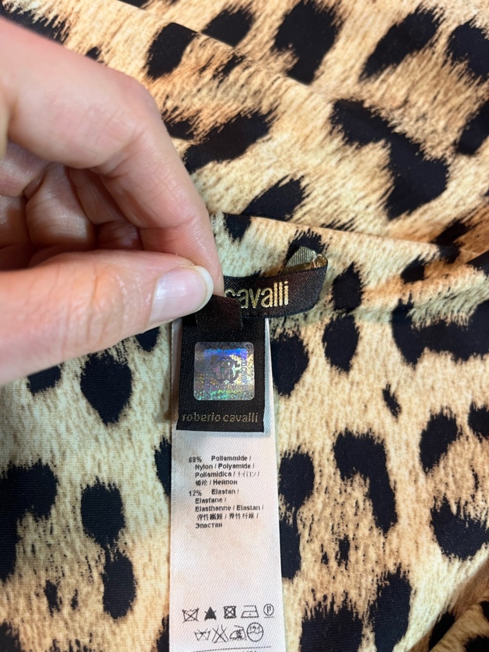 Roberto Cavalli vintage Jaguar-Print Pencil Skirt - Picture 10 of 10